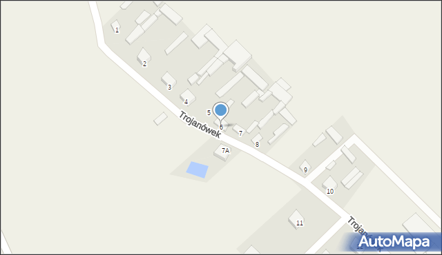 Trojanówek, Trojanówek, 6, mapa Trojanówek