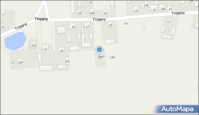 Trojany, Trojany, 15b, mapa Trojany