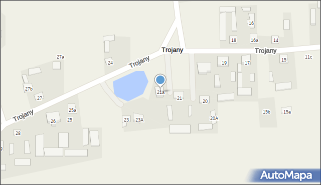 Trojany, Trojany, 21a, mapa Trojany