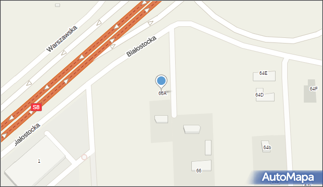 Trojany, Trojany, 66A, mapa Trojany
