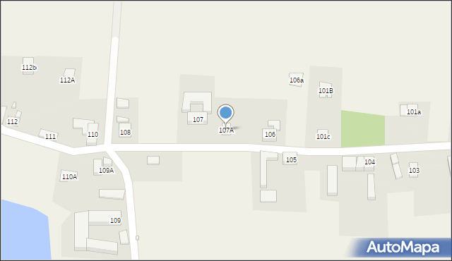 Trójca, Trójca, 107A, mapa Trójca