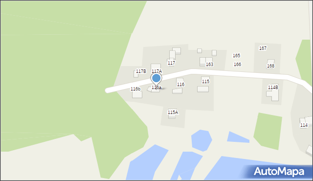 Trójca, Trójca, 116a, mapa Trójca