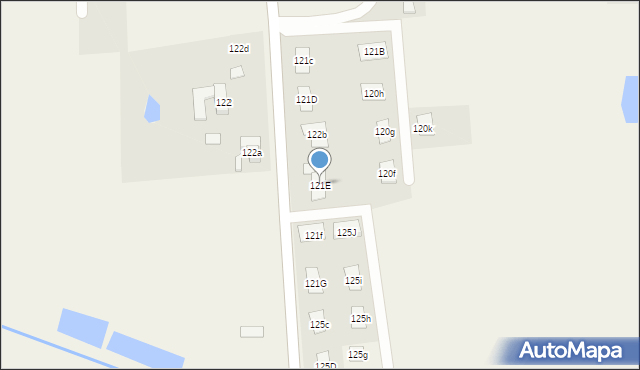 Trójca, Trójca, 121E, mapa Trójca