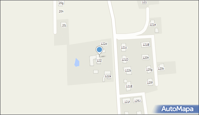 Trójca, Trójca, 122c, mapa Trójca