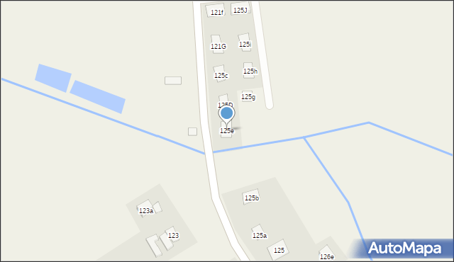 Trójca, Trójca, 125e, mapa Trójca