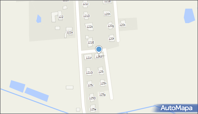 Trójca, Trójca, 125J, mapa Trójca