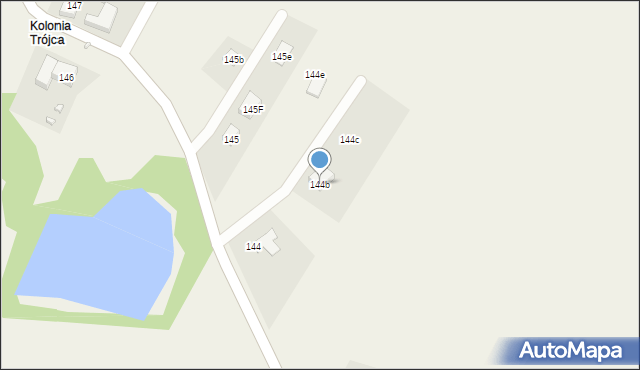Trójca, Trójca, 144b, mapa Trójca