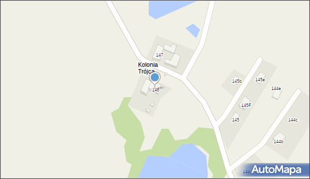 Trójca, Trójca, 146, mapa Trójca