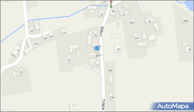 Trójca, Trójca, 16, mapa Trójca