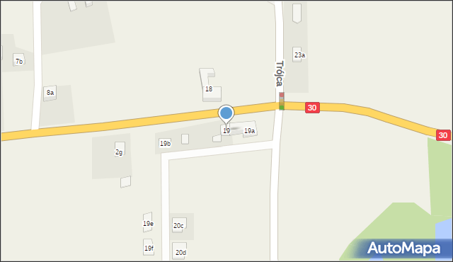 Trójca, Trójca, 19, mapa Trójca
