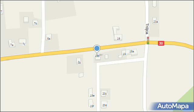 Trójca, Trójca, 19b, mapa Trójca