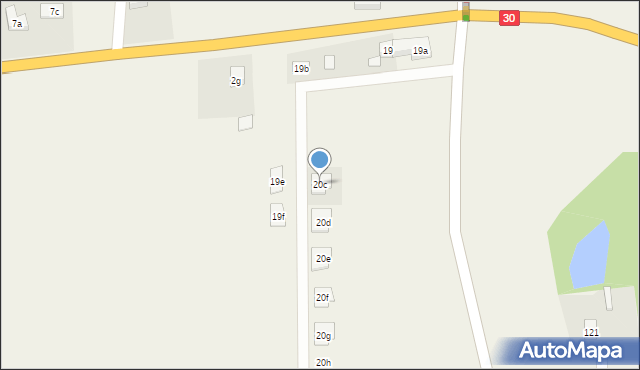 Trójca, Trójca, 20c, mapa Trójca