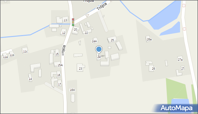 Trójca, Trójca, 24, mapa Trójca