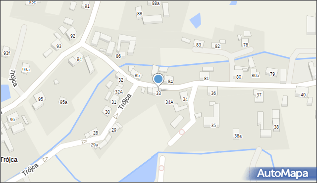 Trójca, Trójca, 33, mapa Trójca