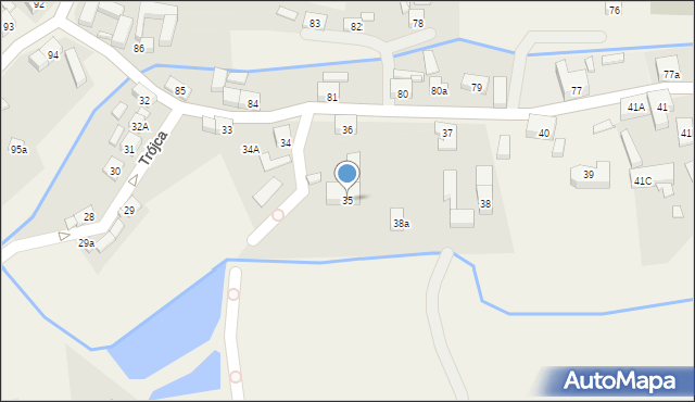 Trójca, Trójca, 35, mapa Trójca