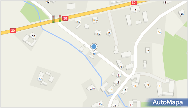 Trójca, Trójca, 58, mapa Trójca