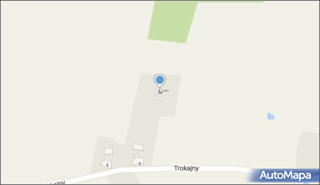 Trokajny, Trokajny, 8a, mapa Trokajny