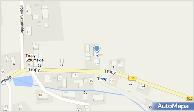 Tropy Sztumskie, Tropy Sztumskie, 7a, mapa Tropy Sztumskie