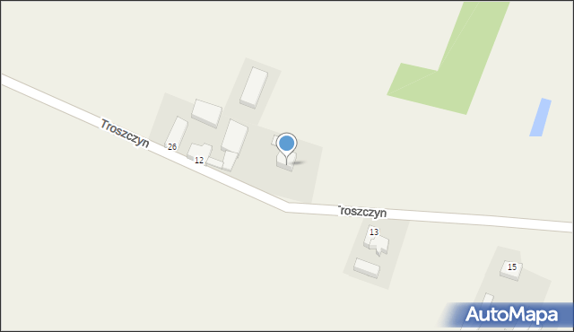 Troszczyn, Troszczyn, 12, mapa Troszczyn