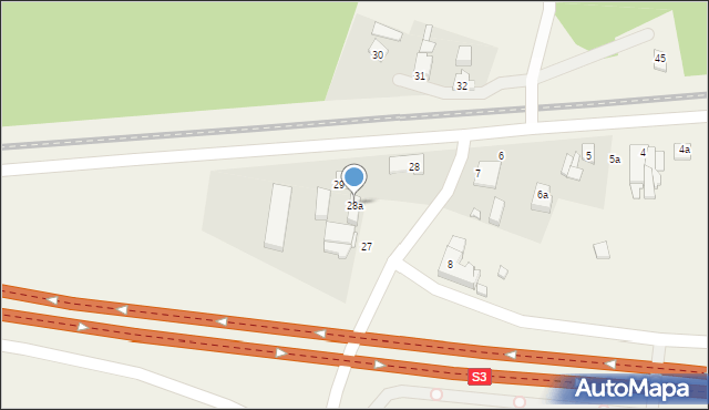 Troszyn, Troszyn, 28a, mapa Troszyn