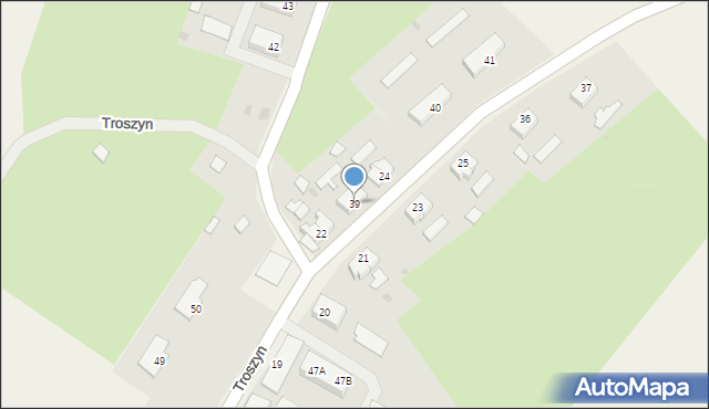 Troszyn, Troszyn, 39, mapa Troszyn