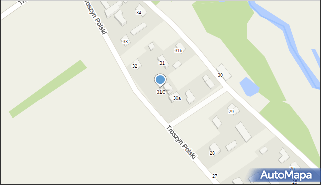 Troszyn Polski, Troszyn Polski, 31C, mapa Troszyn Polski
