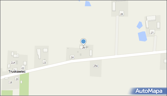 Truskawiec, Truskawiec, 25, mapa Truskawiec