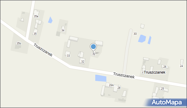 Truszczanek, Truszczanek, 31, mapa Truszczanek