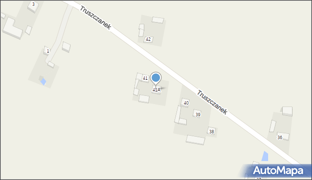 Truszczanek, Truszczanek, 41A, mapa Truszczanek