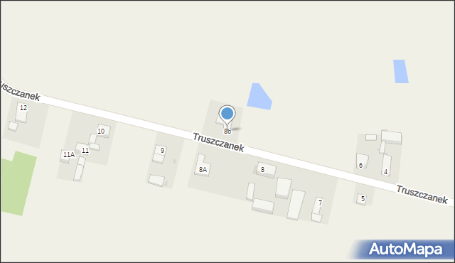 Truszczanek, Truszczanek, 8b, mapa Truszczanek