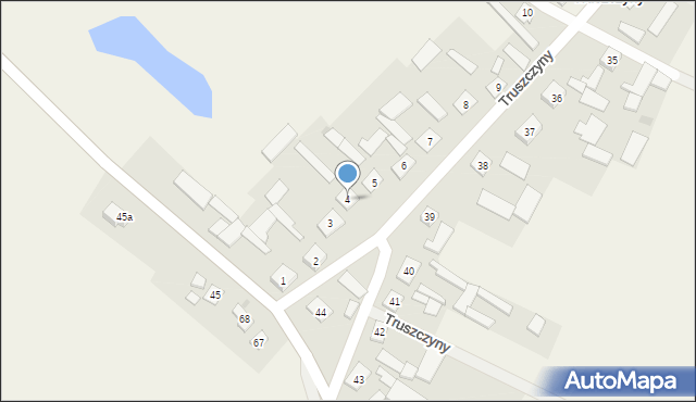 Truszczyny, Truszczyny, 4, mapa Truszczyny