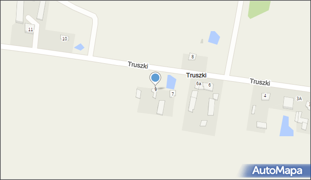 Truszki, Truszki, 9, mapa Truszki