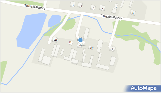 Truszki-Patory, Truszki-Patory, 11b, mapa Truszki-Patory