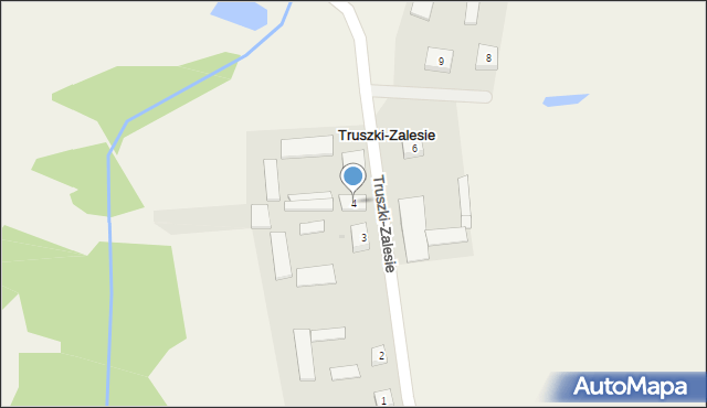 Truszki-Zalesie, Truszki-Zalesie, 4, mapa Truszki-Zalesie