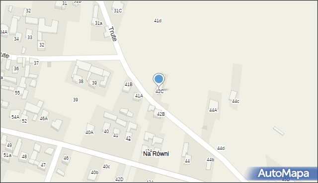 Trute, Trute, 42C, mapa Trute