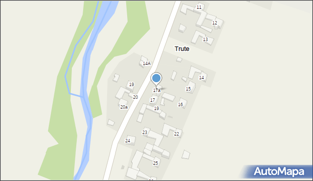 Trute, Trute, 17a, mapa Trute