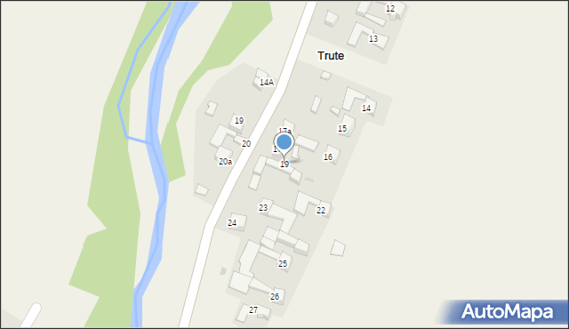 Trute, Trute, 19, mapa Trute