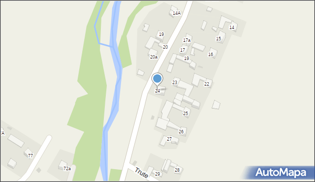 Trute, Trute, 24, mapa Trute