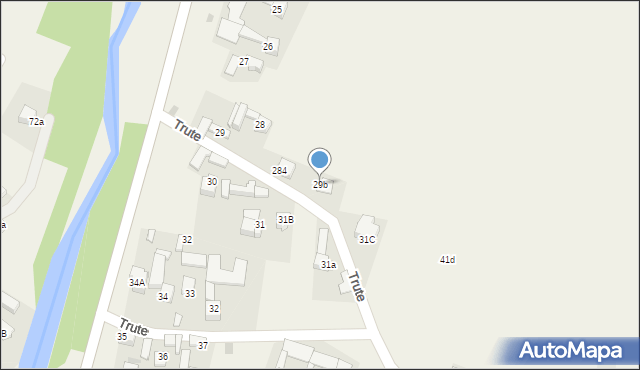 Trute, Trute, 29b, mapa Trute
