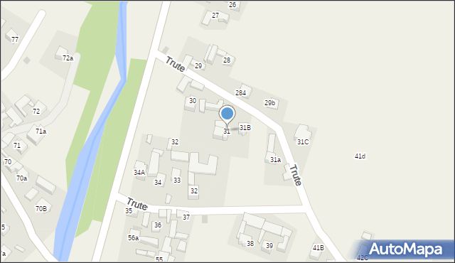 Trute, Trute, 31, mapa Trute