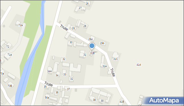Trute, Trute, 31B, mapa Trute
