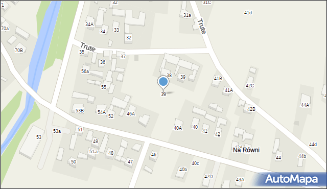 Trute, Trute, 39, mapa Trute
