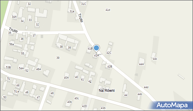 Trute, Trute, 41A, mapa Trute
