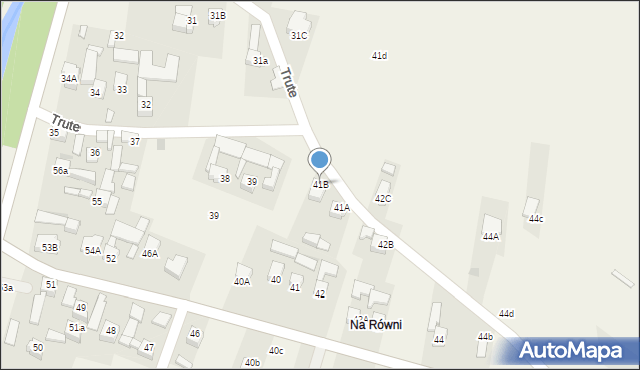 Trute, Trute, 41B, mapa Trute