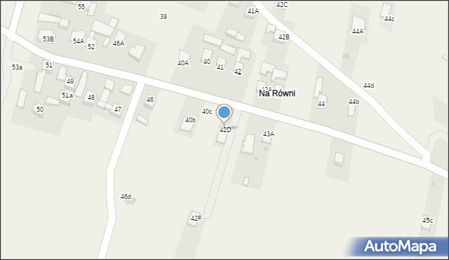 Trute, Trute, 42D, mapa Trute