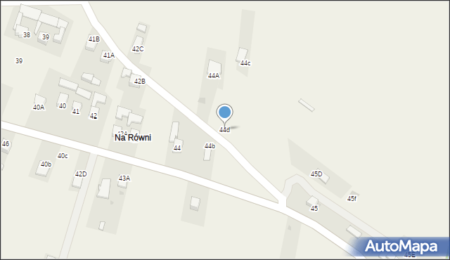 Trute, Trute, 44d, mapa Trute