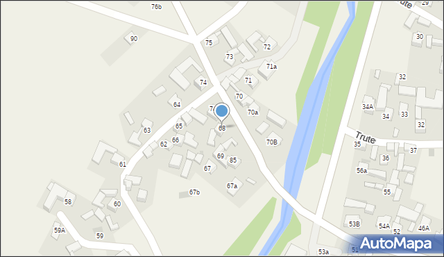 Trute, Trute, 68, mapa Trute