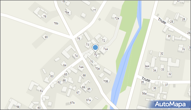 Trute, Trute, 71, mapa Trute