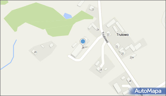 Trutowo, Trutowo, 25, mapa Trutowo