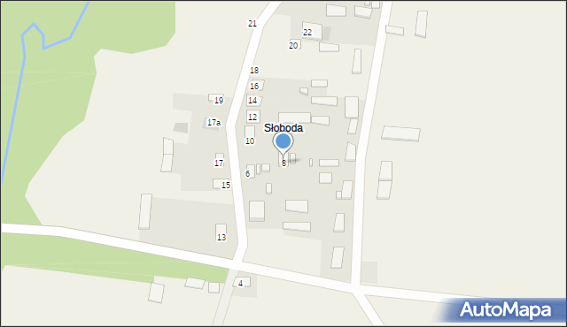 Tryczówka, Tryczówka, 8, mapa Tryczówka